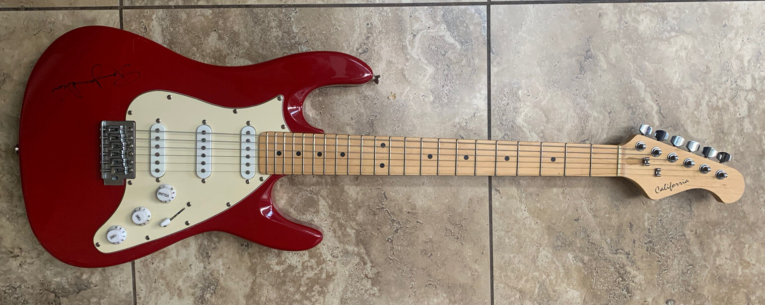 Ronnie James Dio Body Signed Autographed Electric Guitar JSA Certified