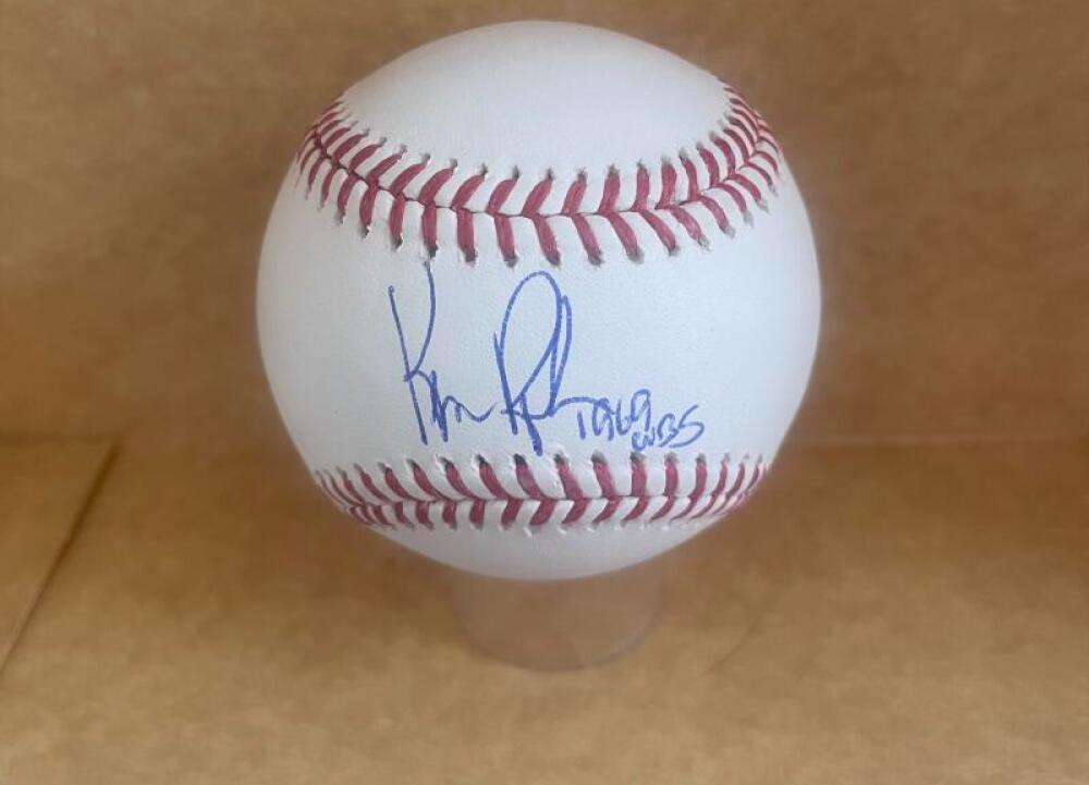 KEN RUDOLPH 1969 CUBS SIGNED AUTO M.L. BASEBALL BAS AUTHENTICATED

