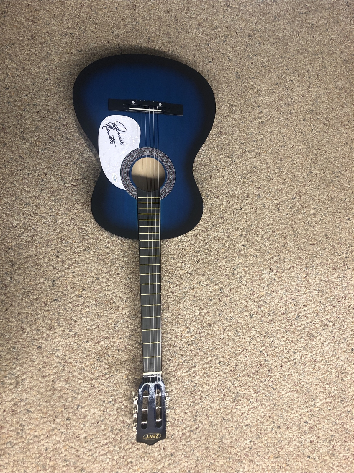 JUICE NEWTON SIGNED AUTOGRAPH 38” ACOUSTIC GUITAR ACOA COA COUNTRY POP