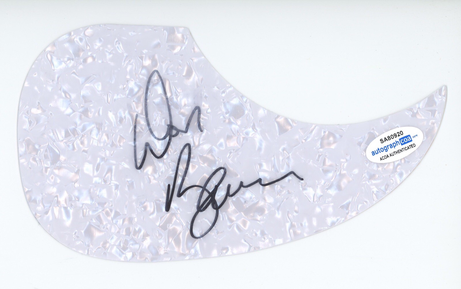 DON BARNES 38 SPECIAL SIGNED AUTOGRAPH ACOUSTIC GUITAR PICKGUARD ACOA COA ROCK
