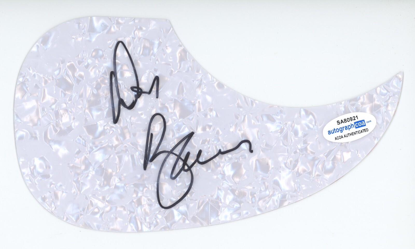 DON BARNES 38 SPECIAL SIGNED AUTOGRAPH ACOUSTIC GUITAR PICKGUARD ACOA COA ROCK