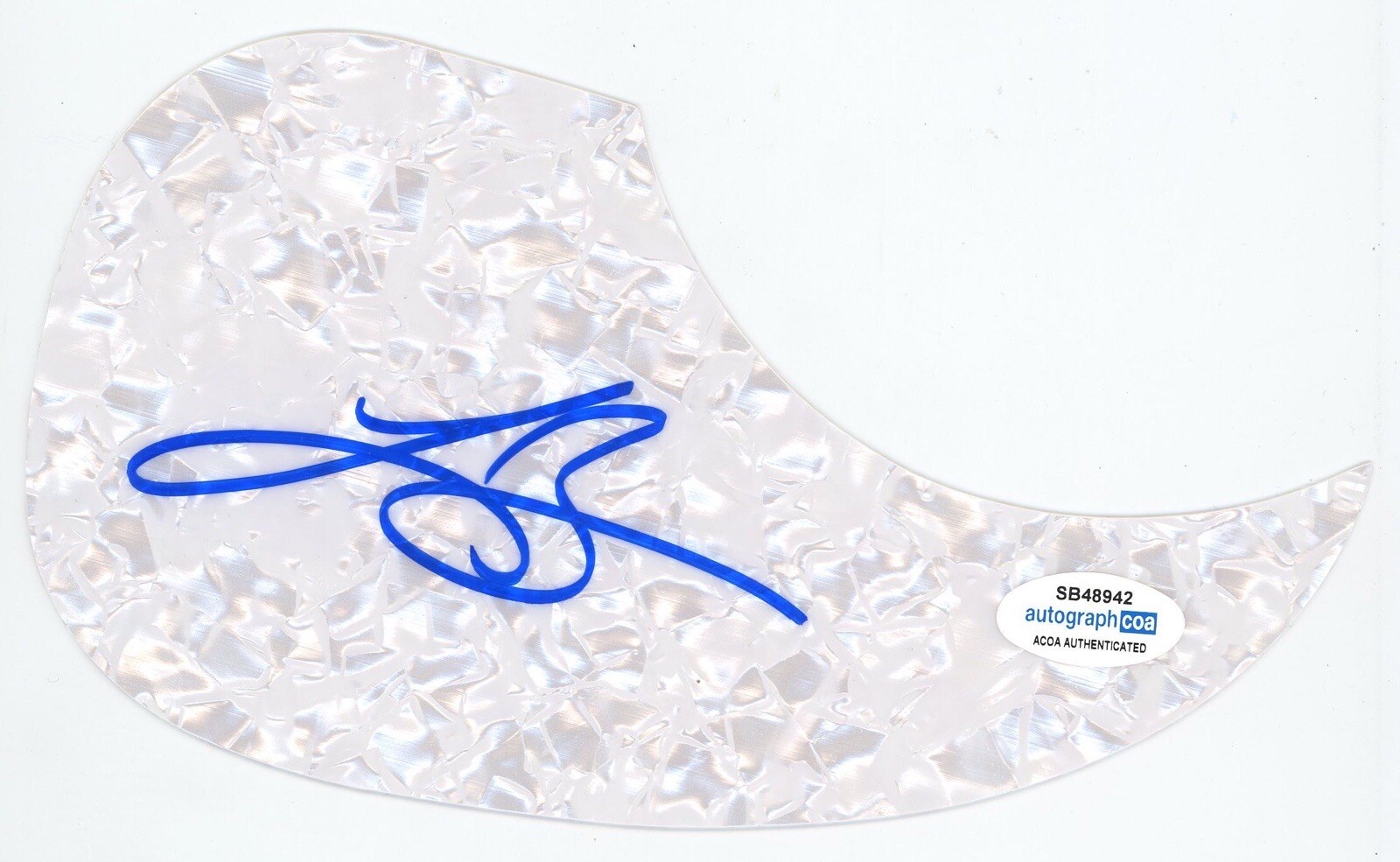 LEE BRICE COUNTRY STAR SIGNED AUTOGRAPH ACOUSTIC GUITAR PICKGUARD ACOA RUMOR