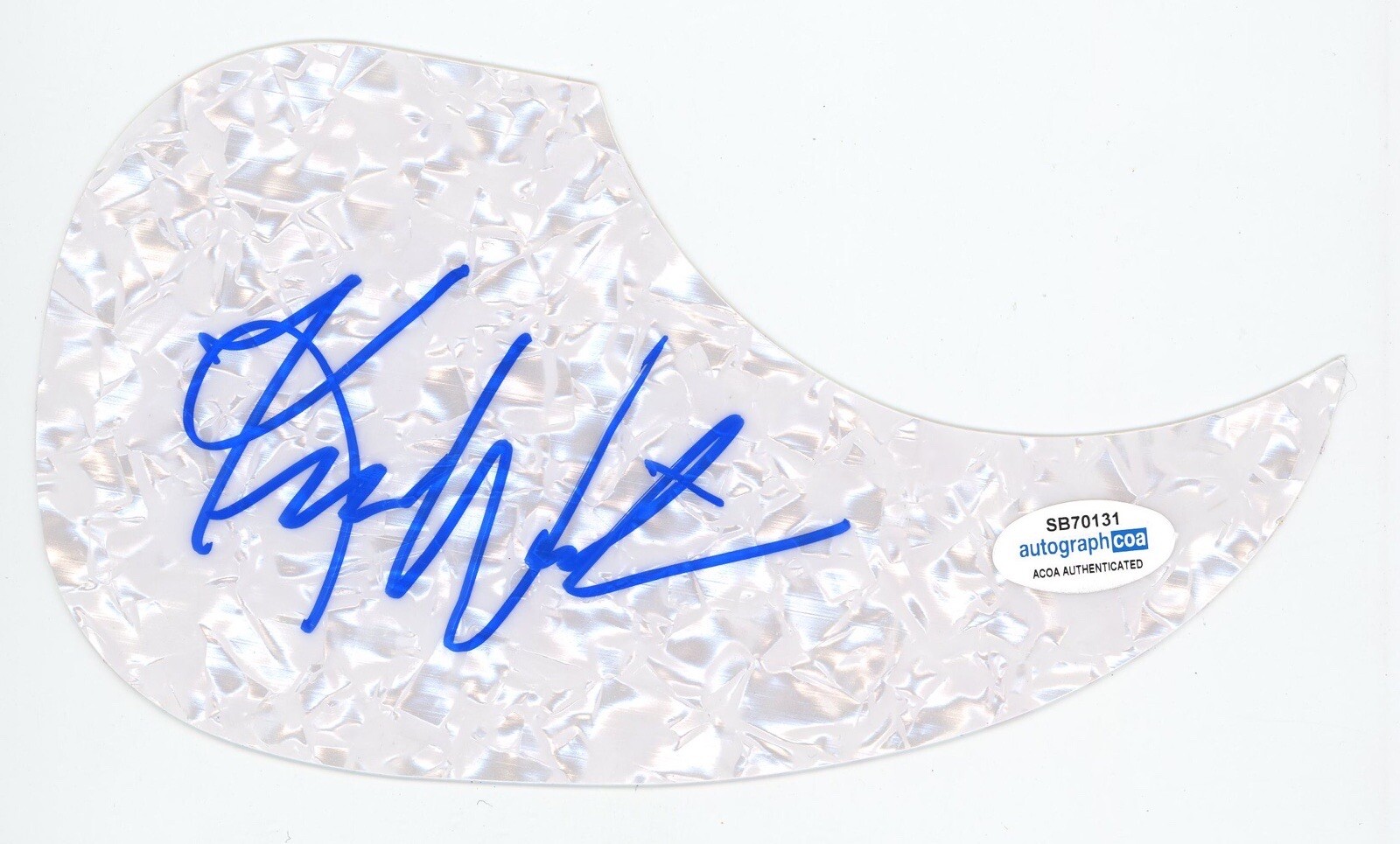 KIM WILSON FABULOUS THUNDERBIRDS SIGNED AUTOGRAPH ACOUSTIC PICKGUARD ACOA GUITAR