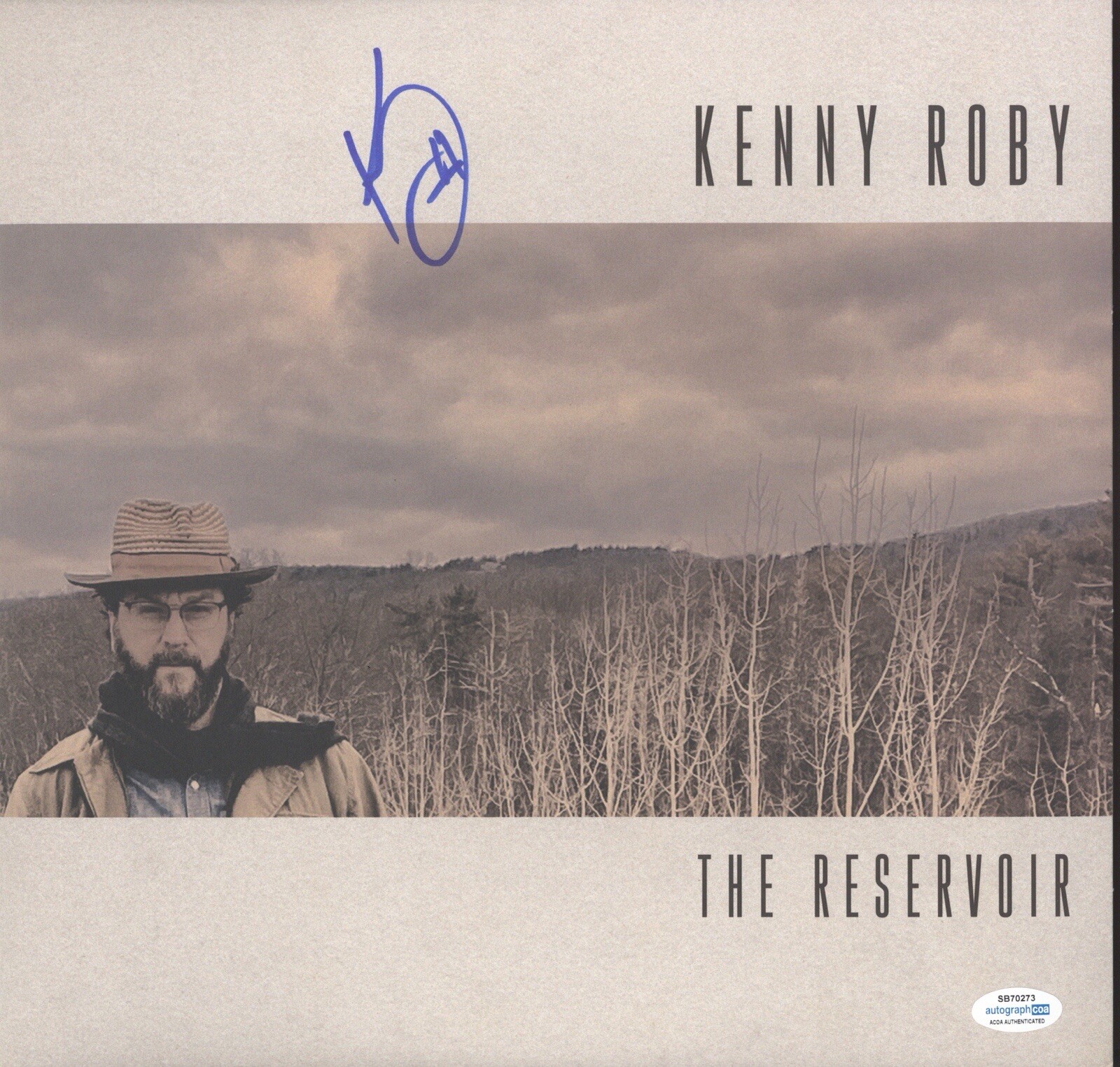 KENNY ROBY SIGNED AUTOGRAPH VINYL ALBUM RECORD THE RESERVOIR ACOA