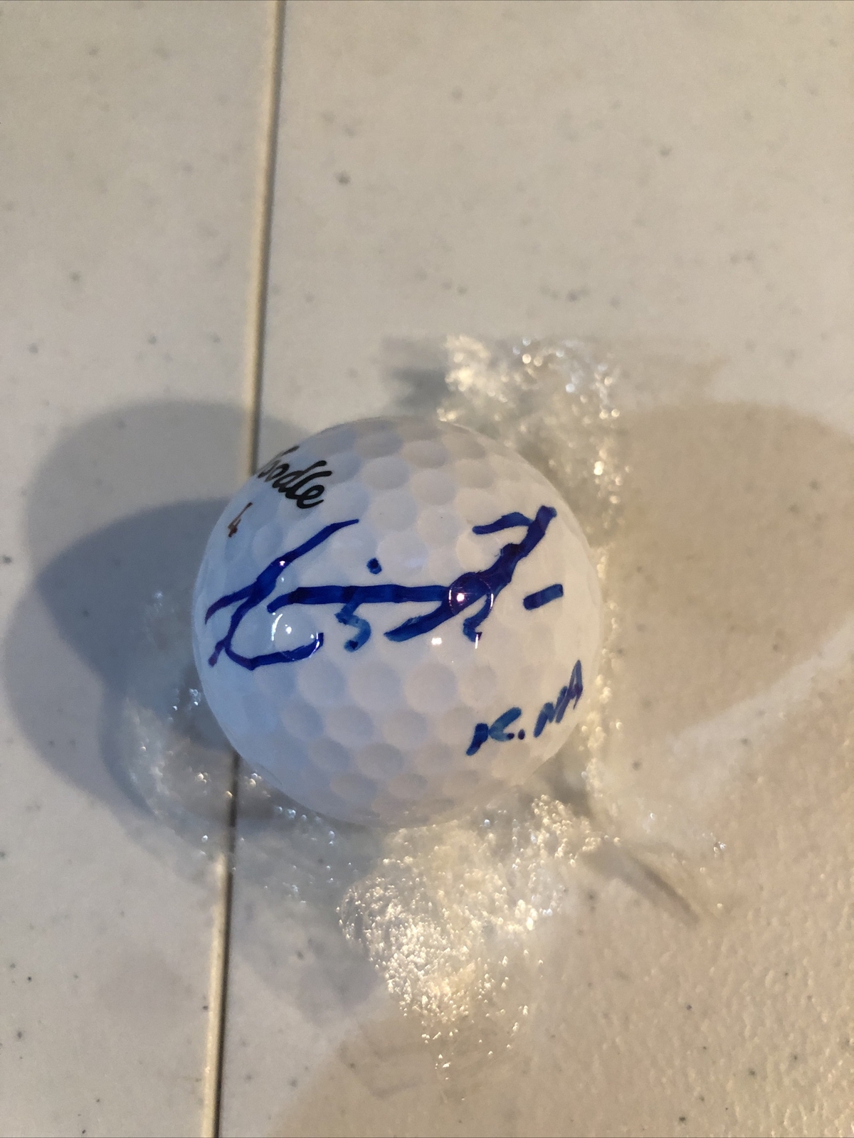 KEVIN NA SIGNED AUTOGRAPH GOLF BALL COA PGA TOUR LIV