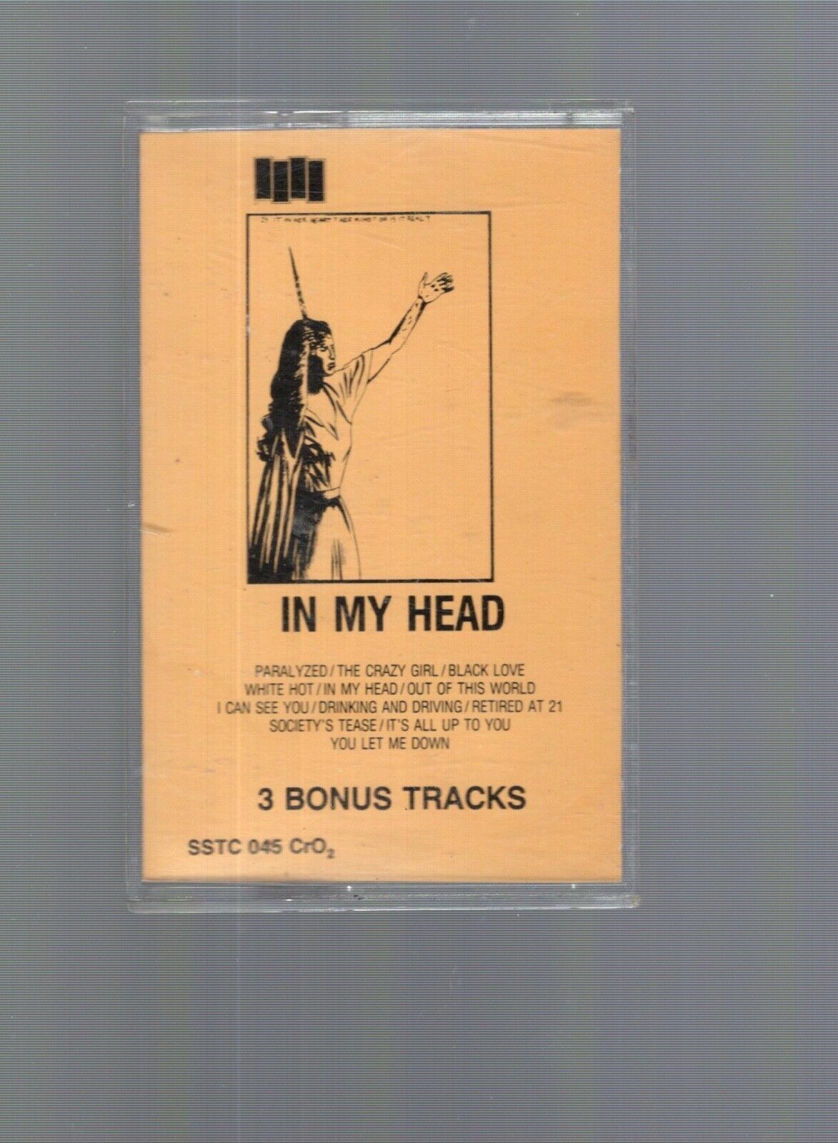 BLACK FLAG IN MY HEAD ORIGINAL VINTAGE+RARE CASSETTE TAPE 1985 HENRY ROLLINS COLLECTIBLE MEMORABILIA