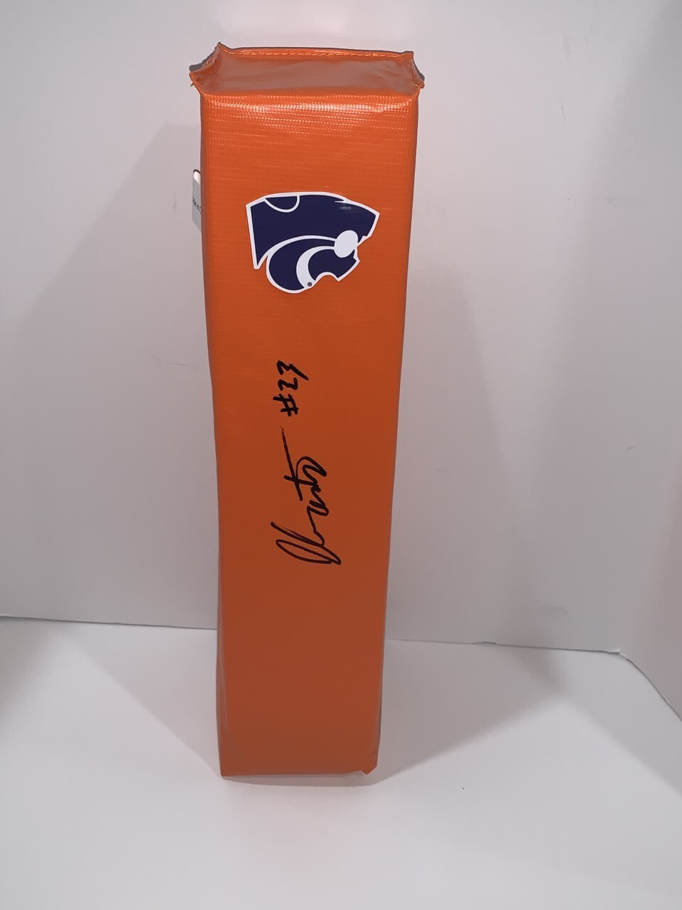 JULIUS BRENTS SIGNED TOUCHDOWN PYLON KANSAS ST. WILDCATS NFL STAR PROOF

