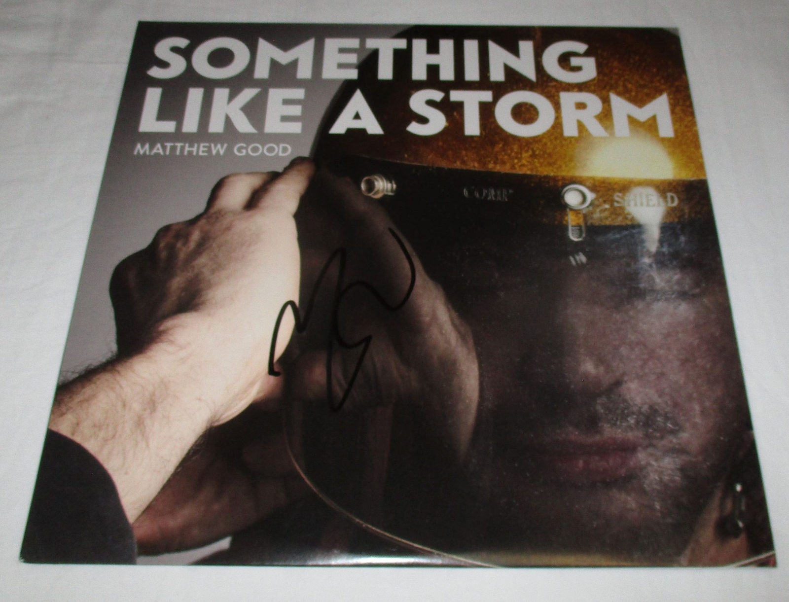 MATTHEW GOOD SIGNED SOMETHING LIKE A STORM VINYL RECORD JSA
