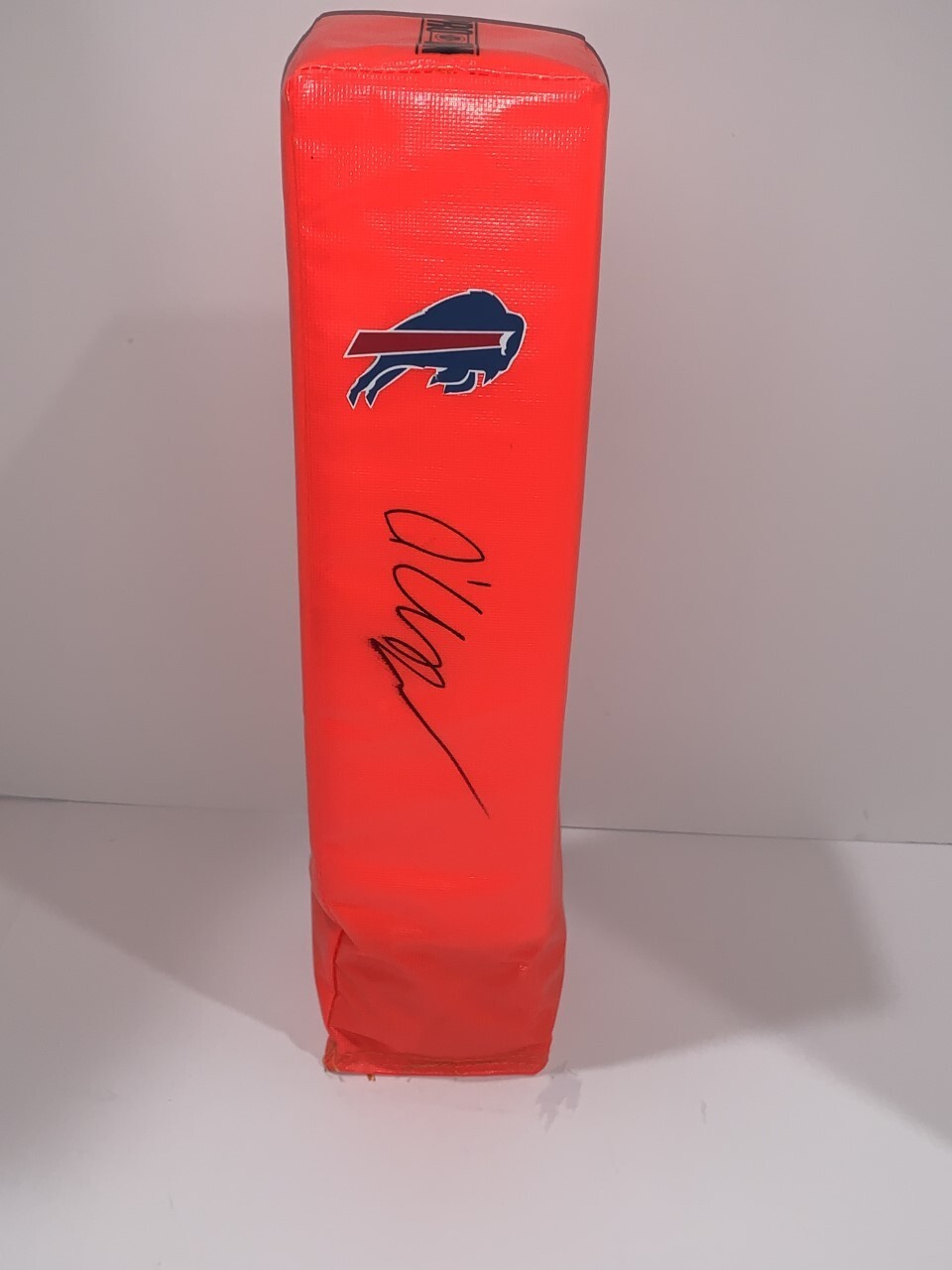 O'CYRUS TORRENCE SIGNED TOUCHDOWN PYLON BUFFALO BILLS NFL STAR PROOF
