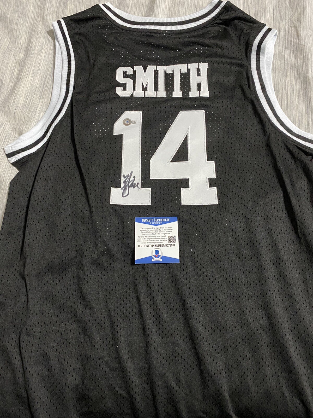 WILL SMITH SIGNED Auto FRESH PRINCE OF BEL-AIR BASKETBALL JERSEY Beckett COA
