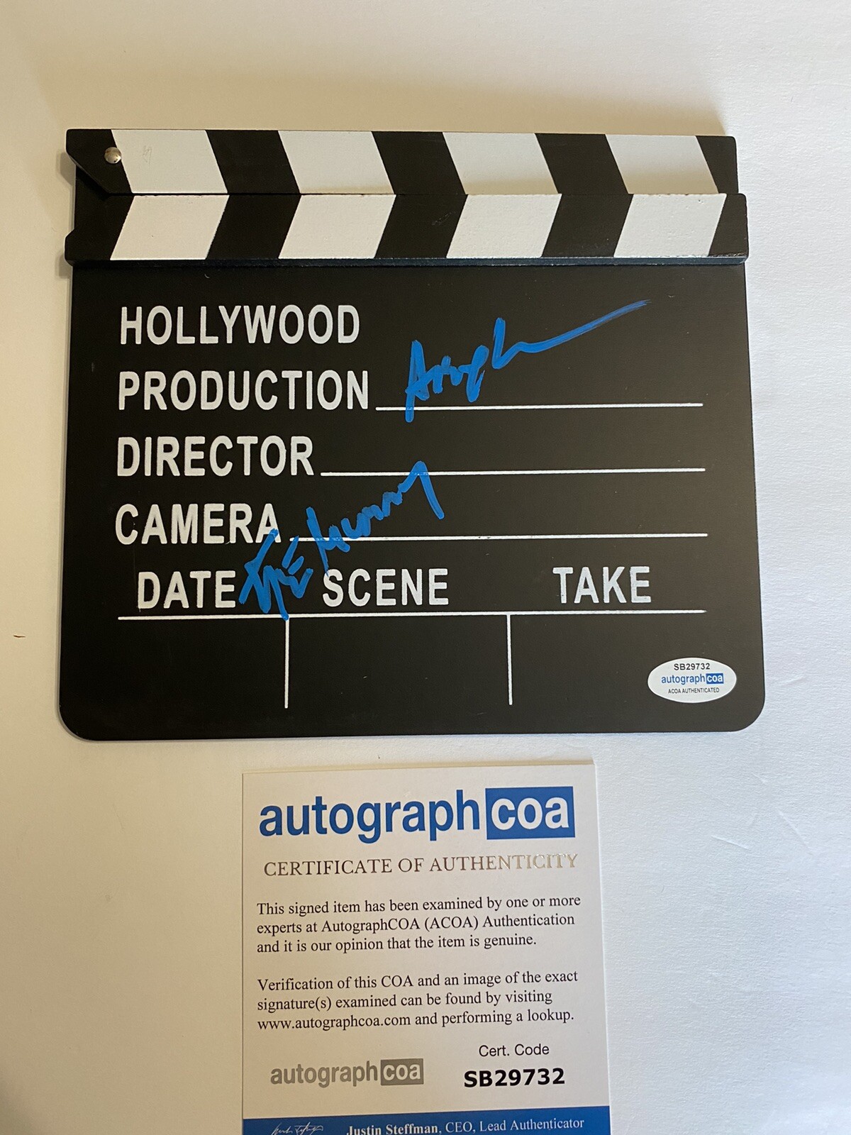 Alex Kurtzman signed autographed clapboard director The Mummy ACOA
