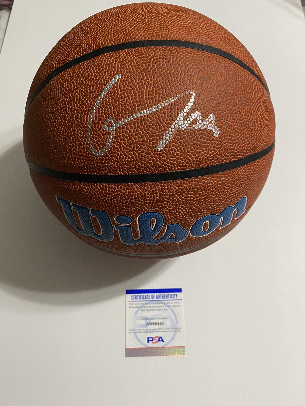 Rudy Gobert Autographed Signed Wilson MN Timberwolves Logo NBA Basketball PSA
