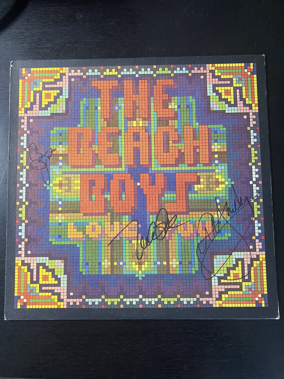 Beach boys signed auto Vinyl Record Love You mike love johnston Jardine PROOF
