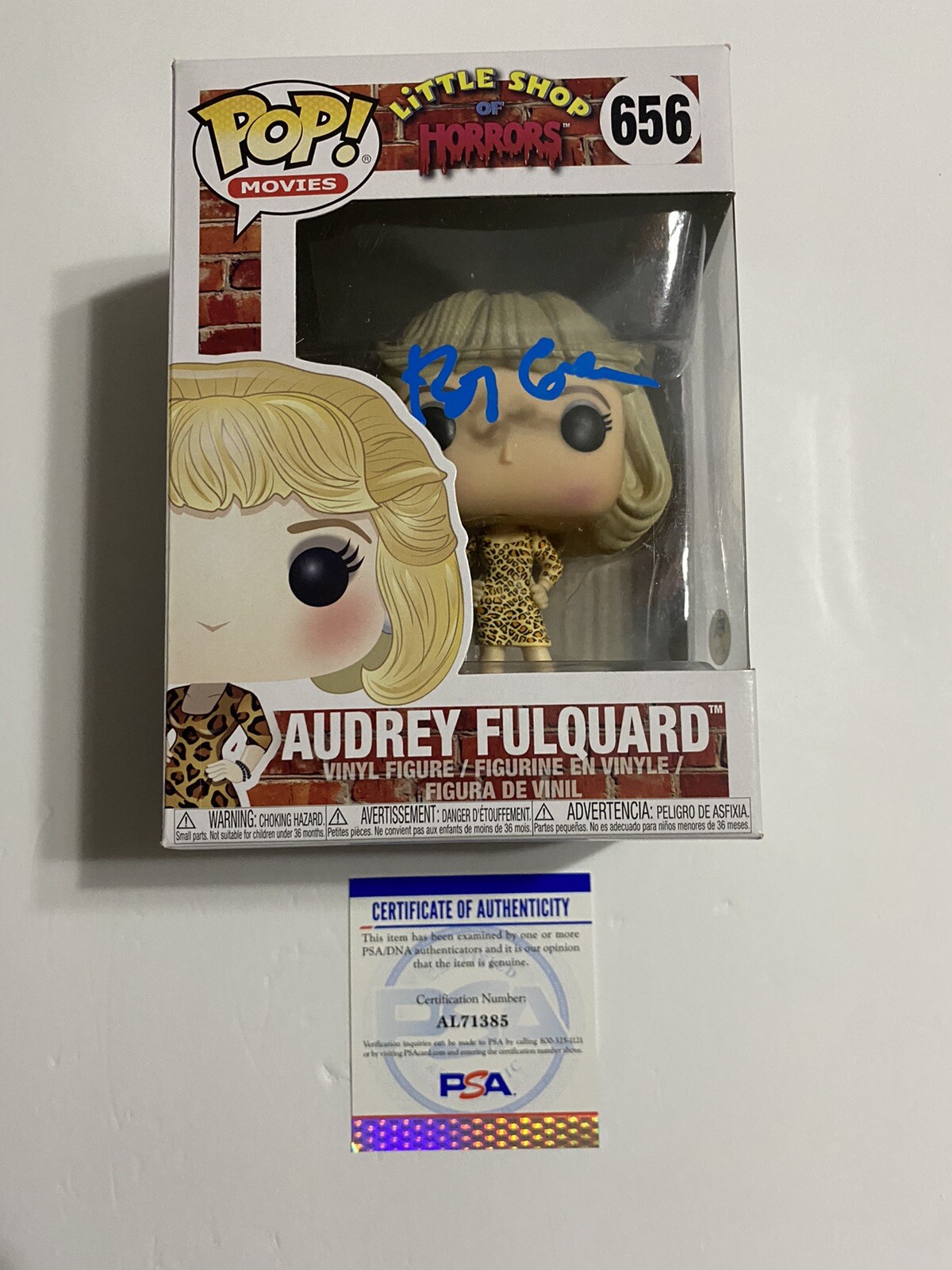 ROGER CORMAN ‘The Little Shop Of Horrors’ SIGNED Funko Pop Audrey Fulquard PSA
