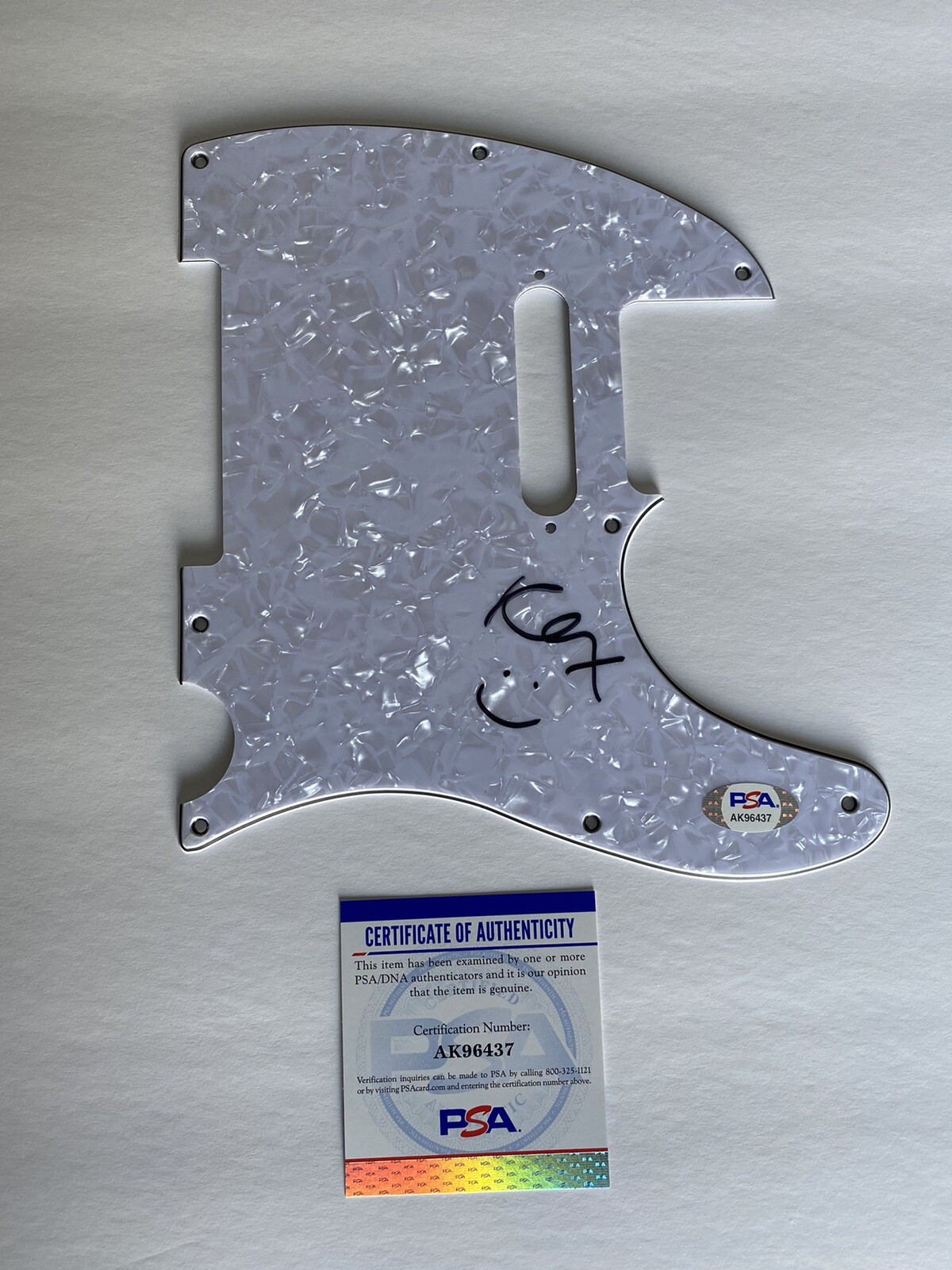 Rex Orange County signed Autograph Tele Telecaster Guitar Pickguard PSA
