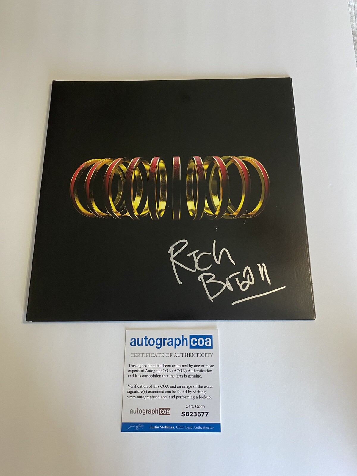Rich Brian signed Autographed Shang-Chi Vinyl Record Soundtrack Brian Imaunel
