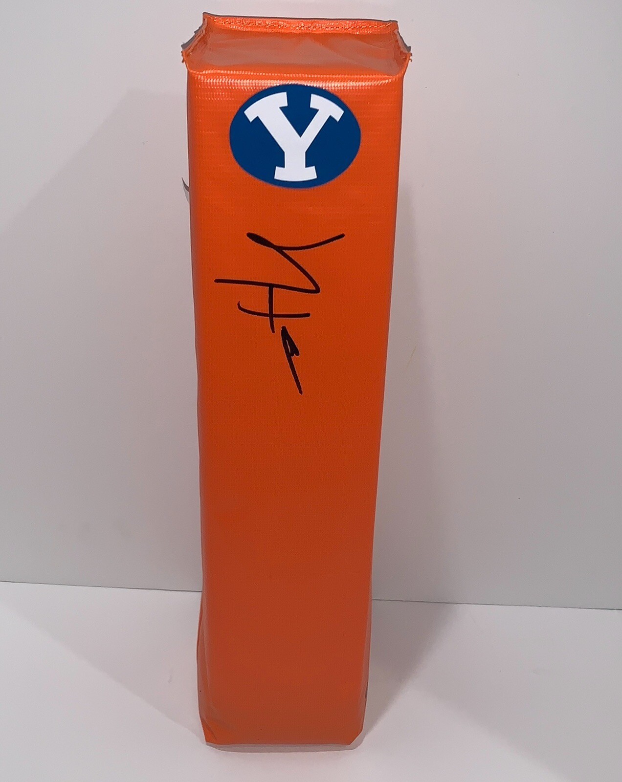 JAREN HALL SIGNED TOUCHDOWN PYLON BYU COUGARS NFL STAR PROOF
