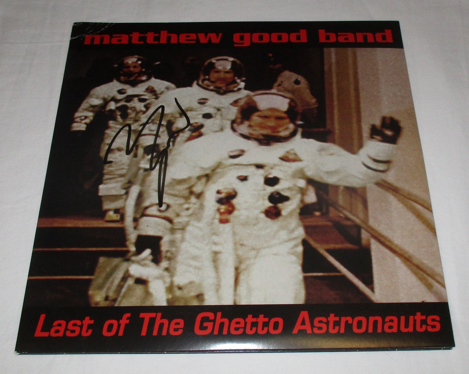MATTHEW GOOD SIGNED LAST OF THE GHETTO ASTRONAUTS VINYL RECORD JSA
