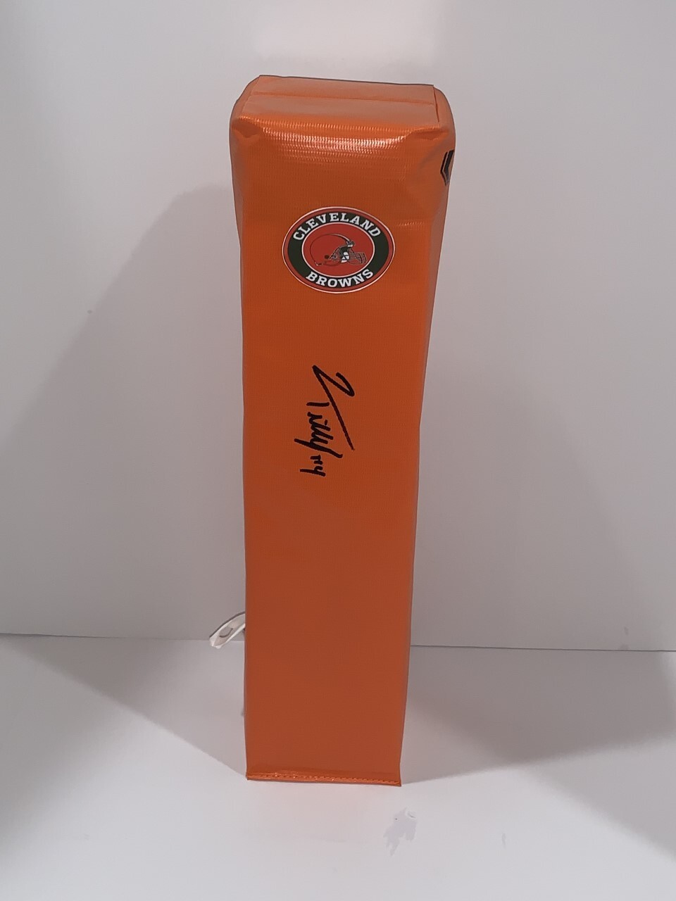 CEDRIC TILLMAN SIGNED TOUCHDOWN PYLON CLEVELAND BROWNS PROOF JSA COA
