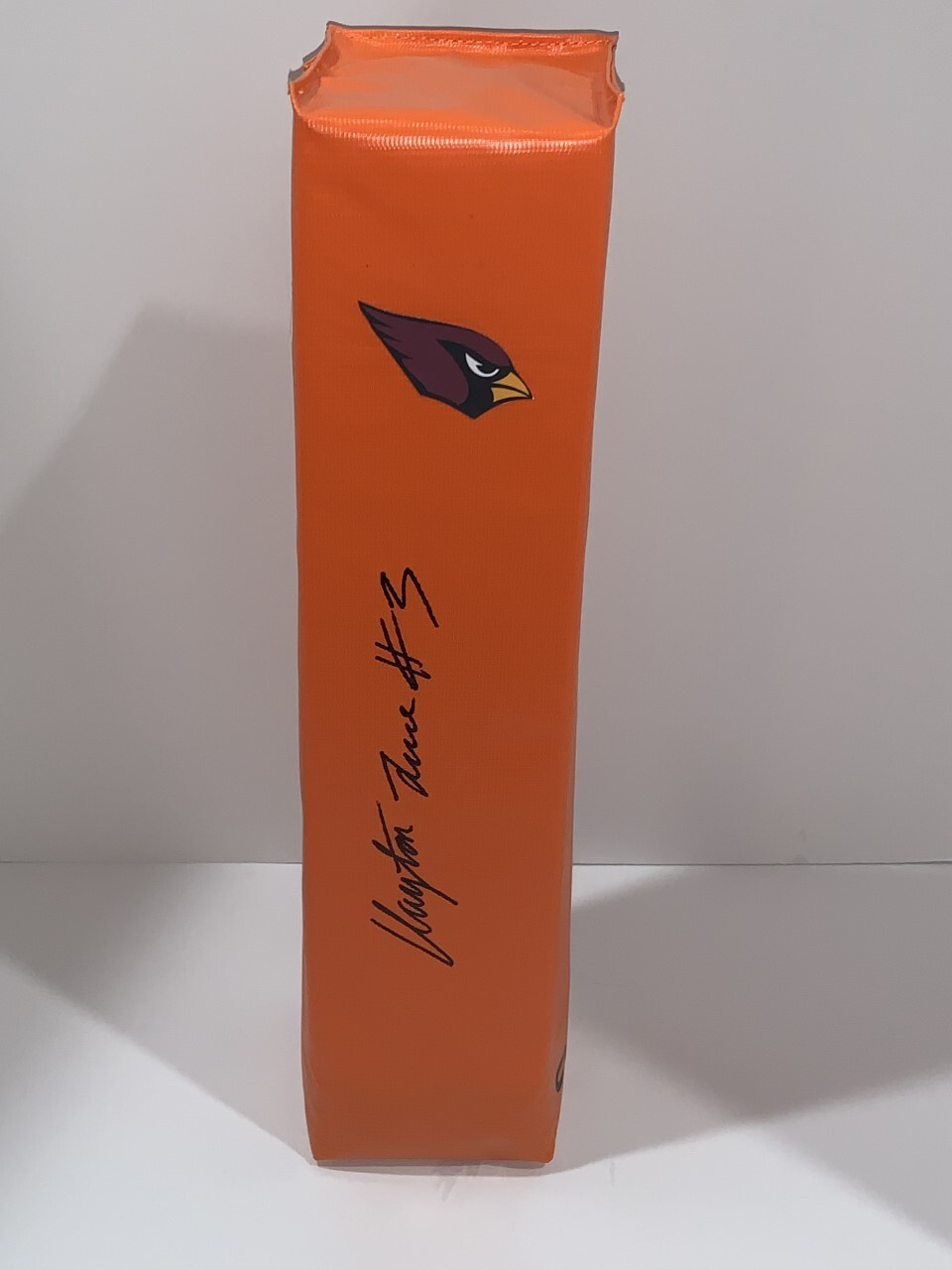 CLAYTON TUNE SIGNED TOUCHDOWN PYLON ARIZONA CARDINALS NFL STAR PROOF
