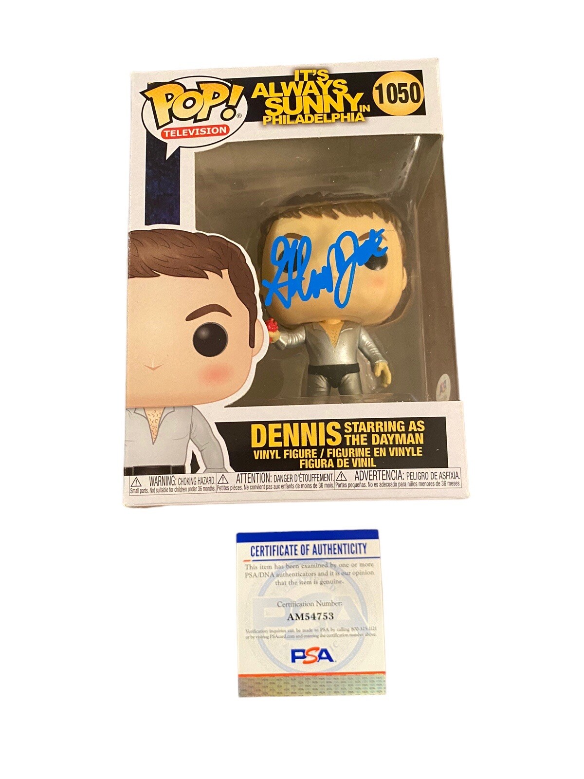 Glenn Howerton ‘It’s Always Sunny’ Signed Autograph ‘Dennis’ Funko Pop PSA
