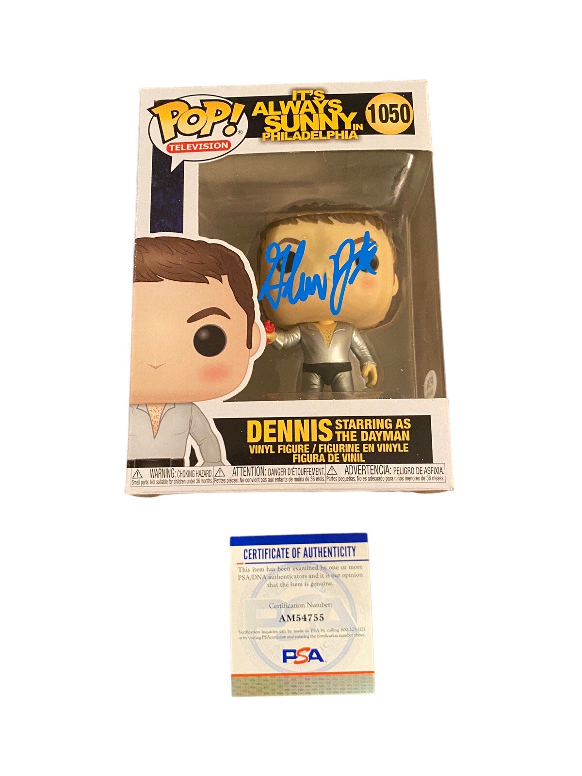 Glenn Howerton ‘It’s Always Sunny’ Signed Autograph ‘Dennis’ Funko Pop PSA
