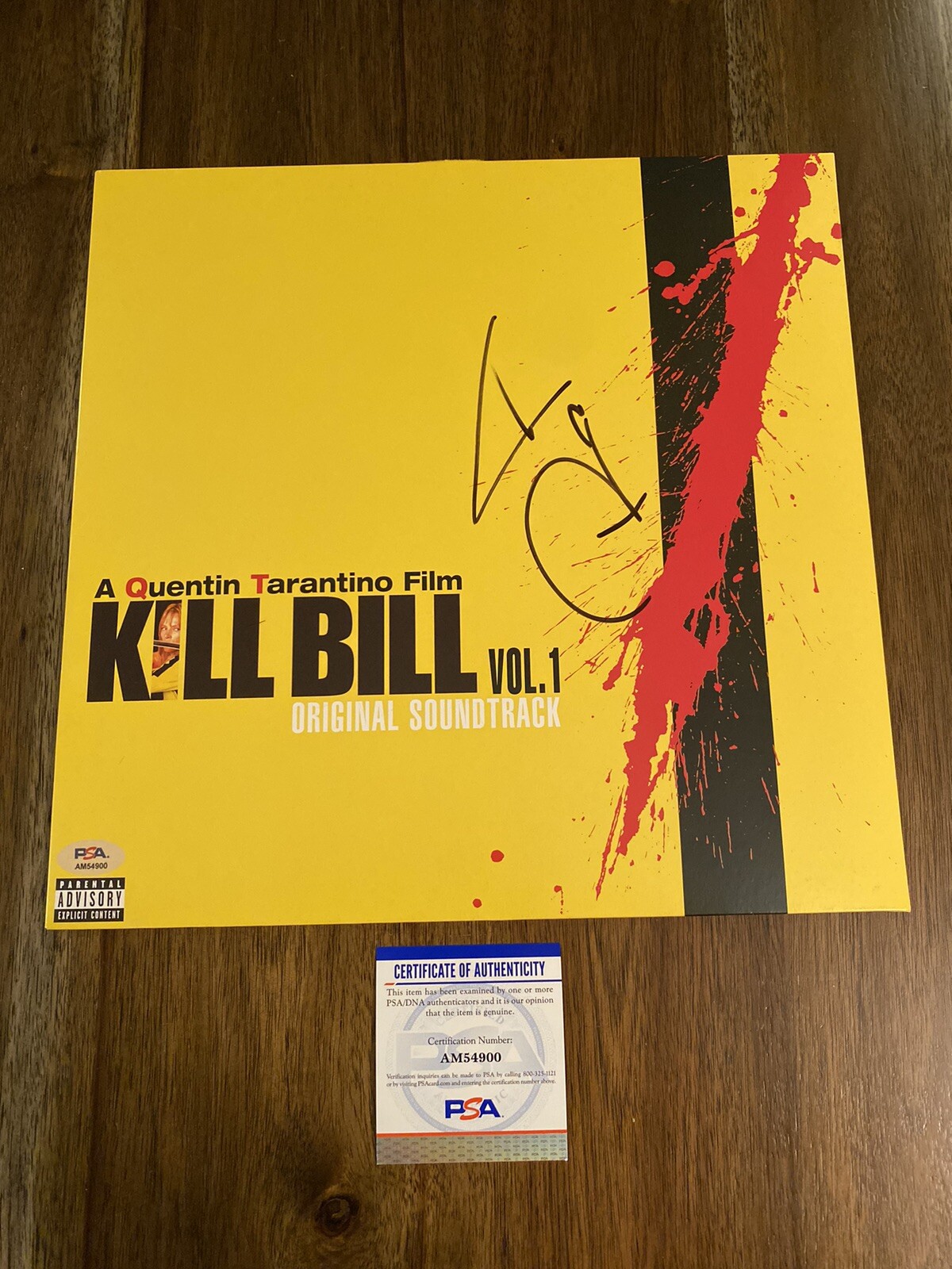 RZA ‘Kill Bill’ Signed Autographed Vinyl Soundtrack Record Composer PSA
