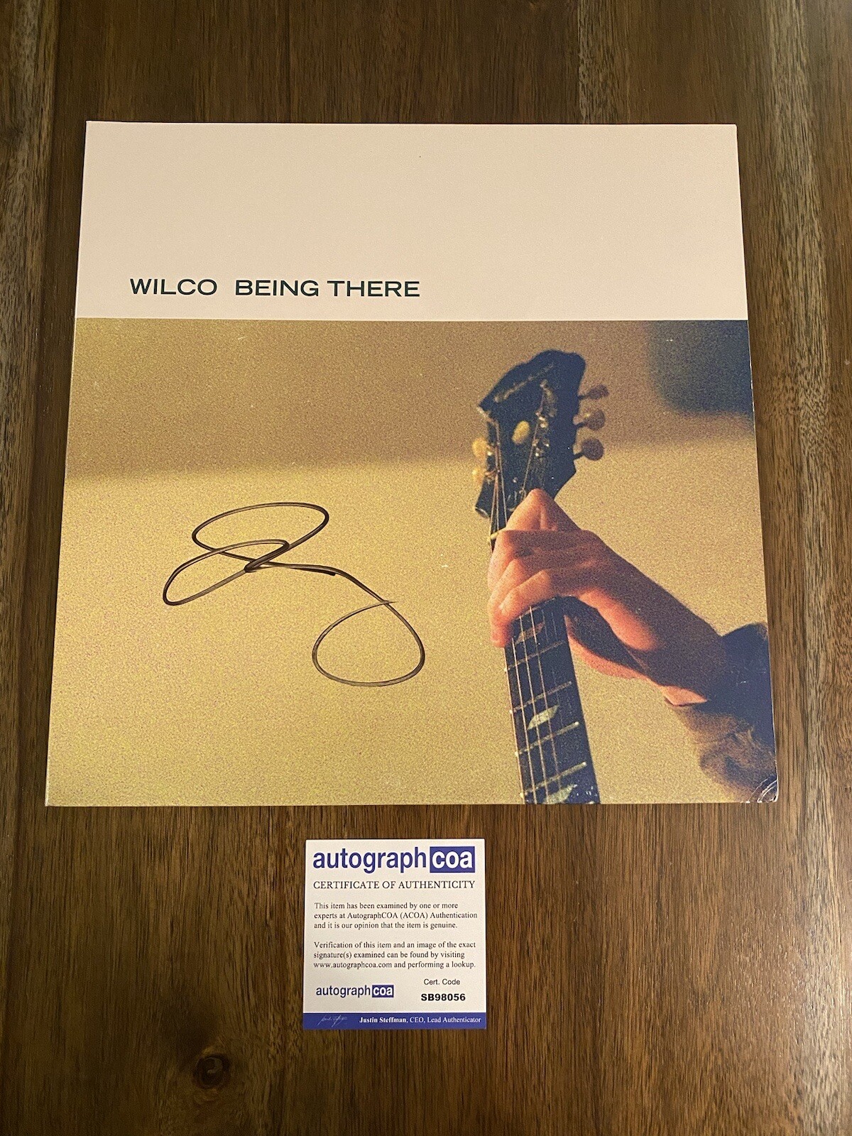 Jeff Tweedy ‘Being There’ Wilco Signed Autograph Vinyl Record ACOA Album
