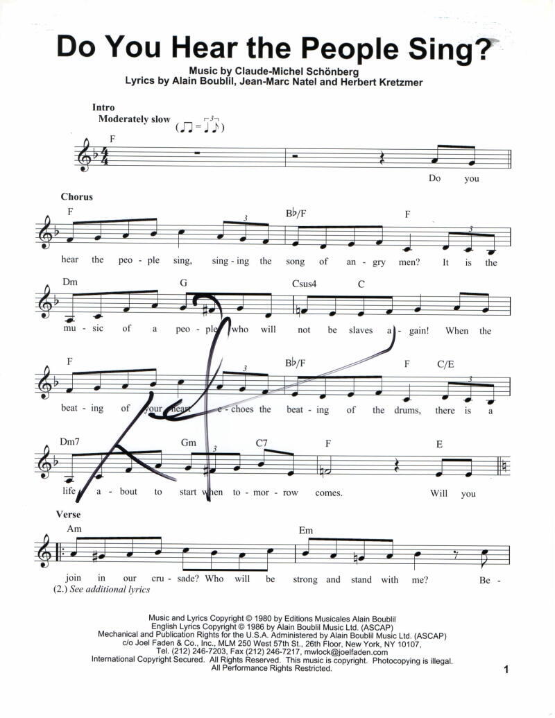 EDDIE REDMAYNE SIGNED AUTOGRAPH LES MISERBALES SHEET MUSIC NEWT SCAMANDER RARE!

