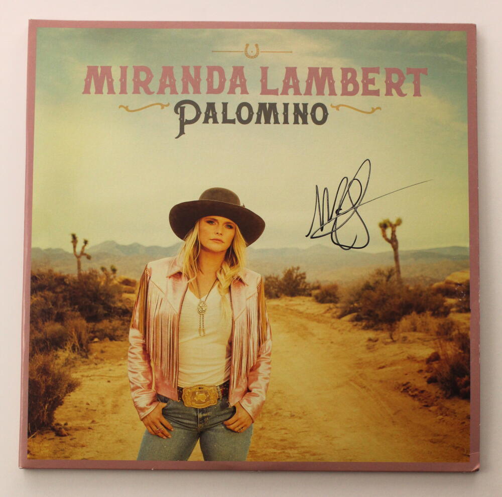 MIRANDA LAMBERT SIGNED AUTOGRAPH ALBUM RECORD - COUNTRY BABE PALOMINO W/ JSA COA