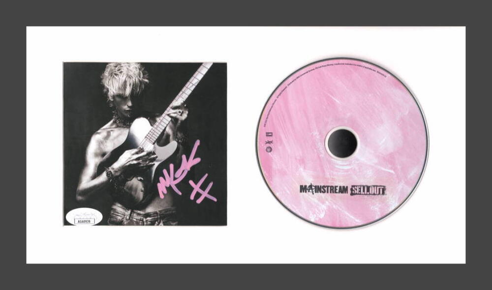 Machine Gun Kelly Signed Autograph MGK Mainstream Sellout Framed CD Display JSA
