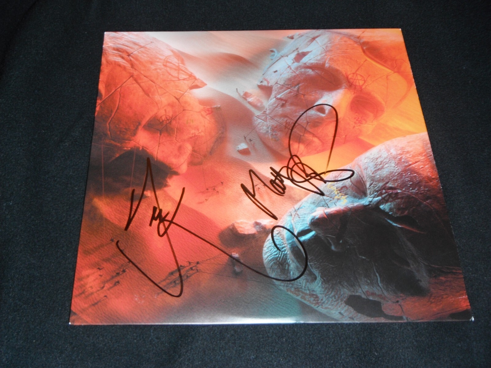 MUSE GROUP SIGNED WILL OF THE PEOPLE VINYL ALBUM
