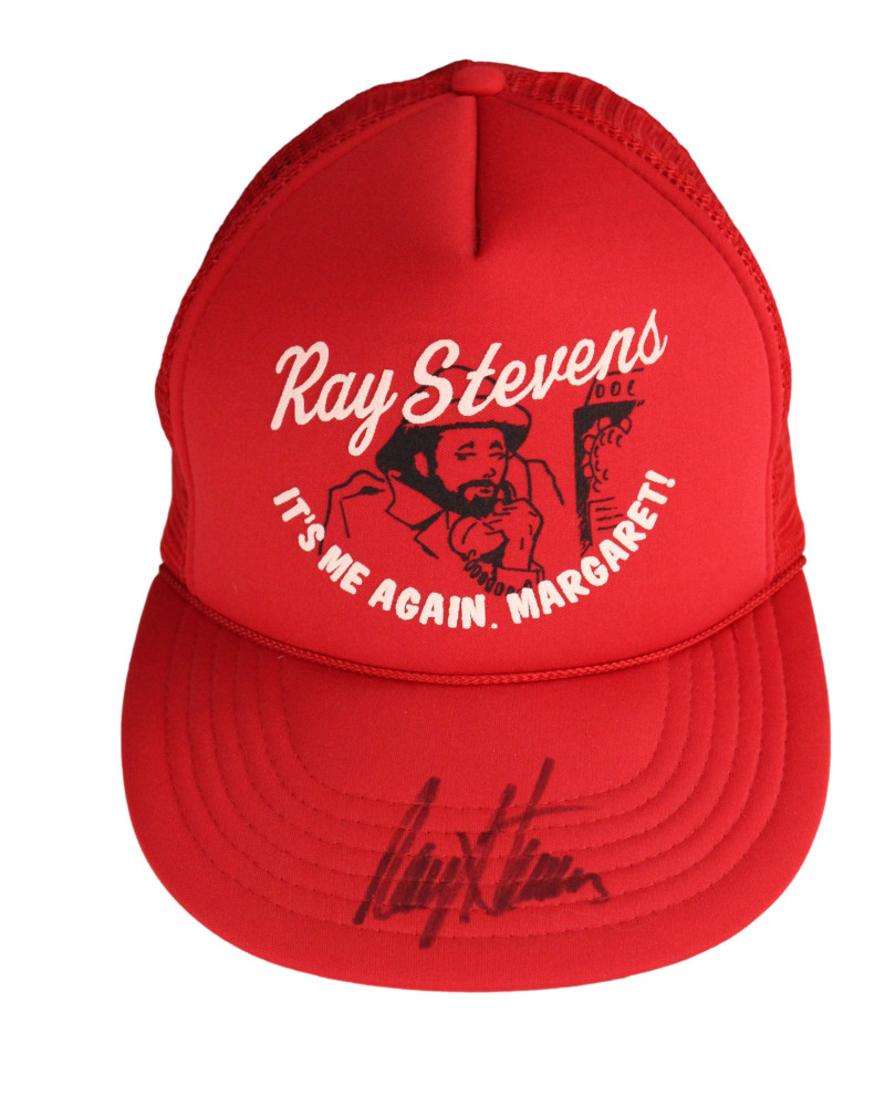 Ray Stevens Signed Autograph Trucker Hat Baseball Cap - Just for the Record JSA
