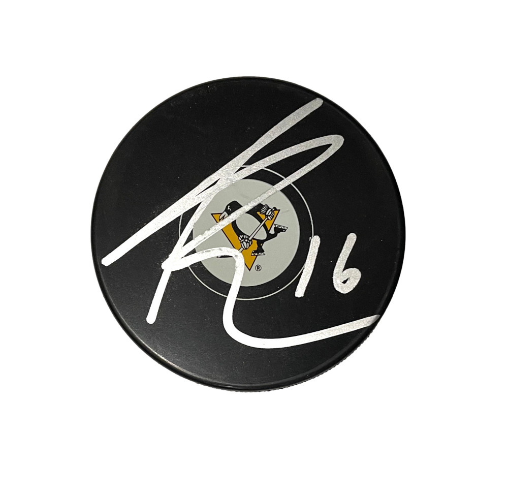 Paul Bissonnette Signed Autograph Penguins Hockey Puck Barstool Spittin Chiclets
