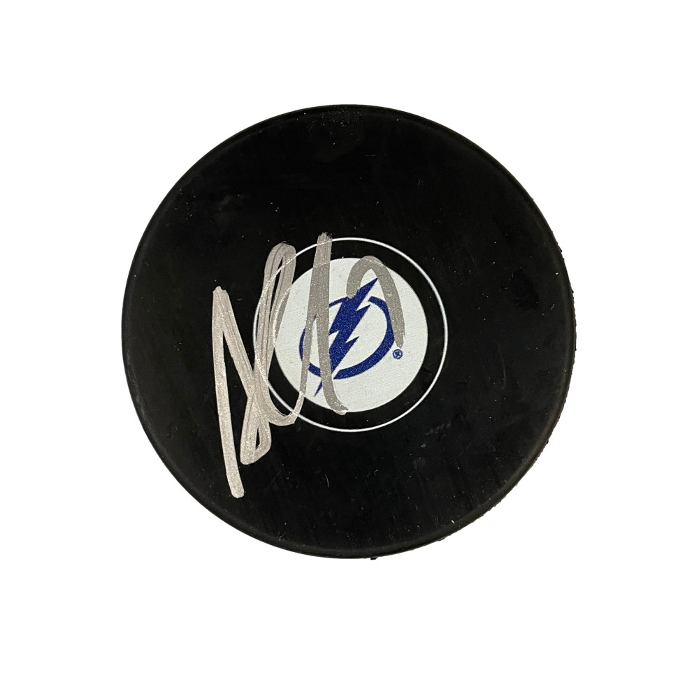 Alex Killorn Signed Autograph Tampa Bay Lightning Hockey Puck - Rare
