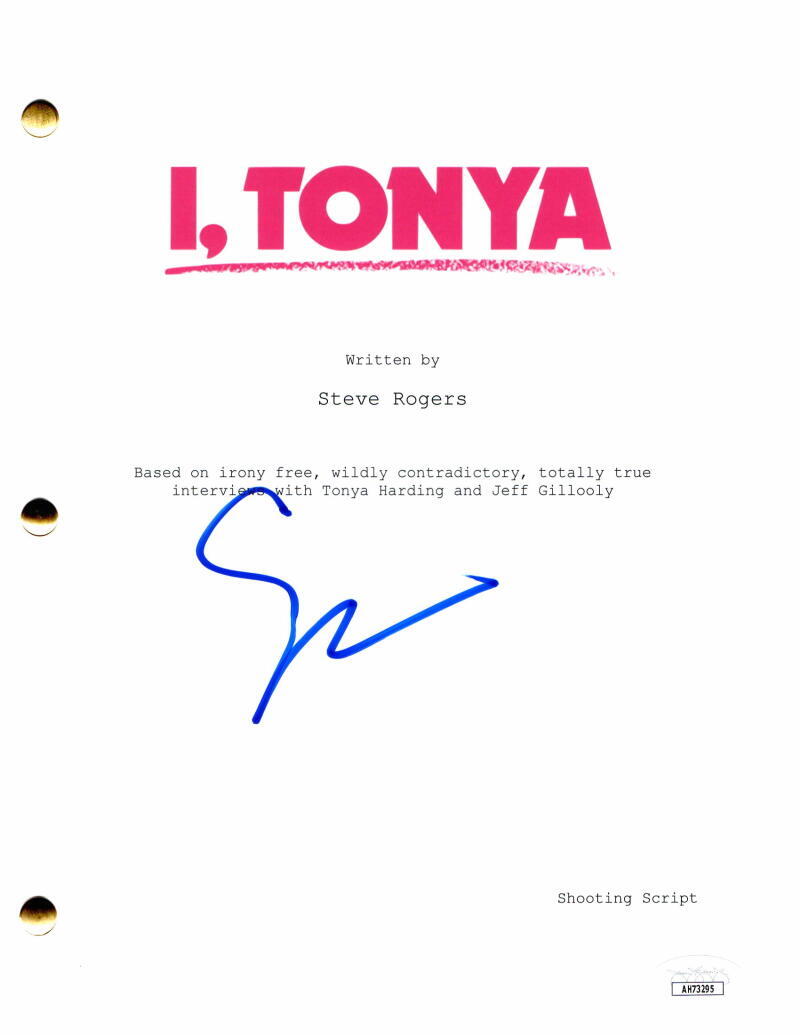 Sebastian Stan Signed Autograph I Tonya Full Movie Script - Winter Soldier JSA
