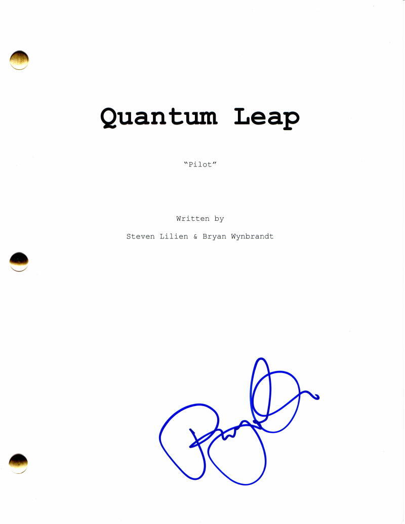 Raymond Lee Signed Autograph Quantum Leap Full Pilot Script - Here and Now
