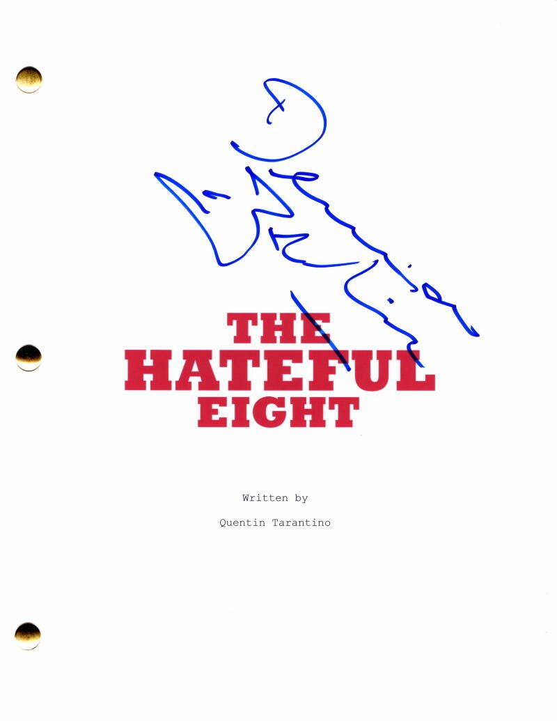 Demian Bichir Signed Autograph The Hateful Eight Movie Script Quentin Tarantino
