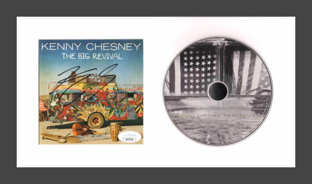 Kenny Chesney Signed Autograph The Big Revival CD Display Ready to Hang! JSA COA
