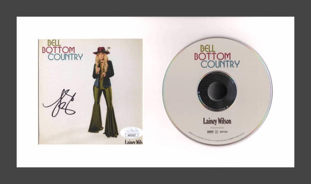 Lainey Wilson Signed Autograph Bell Bottom Country Framed CD Display - JSA COA

