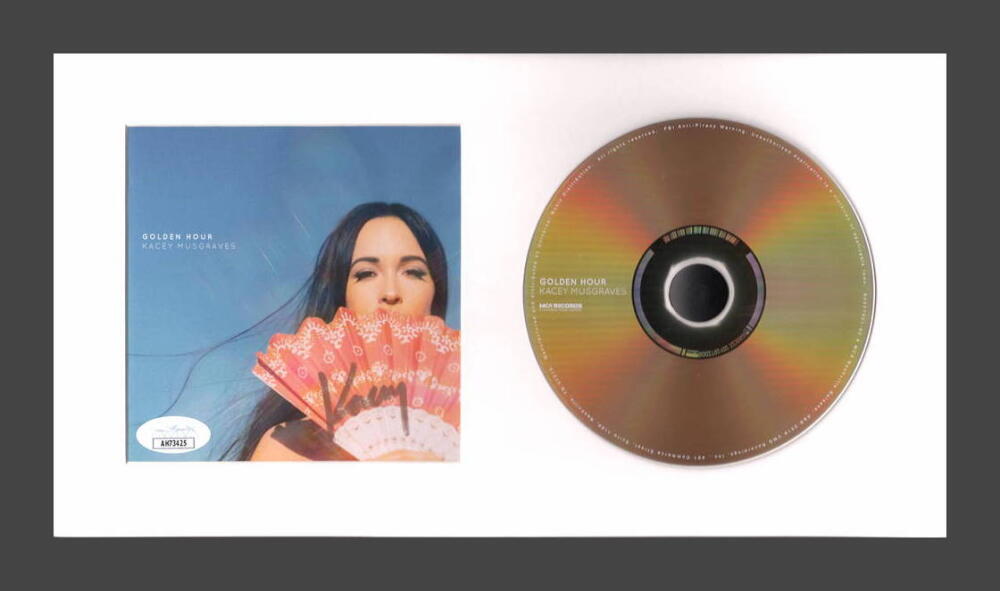 Kacey Musgraves Signed Autograph Golden Hour Framed CD Display w/ JSA COA
