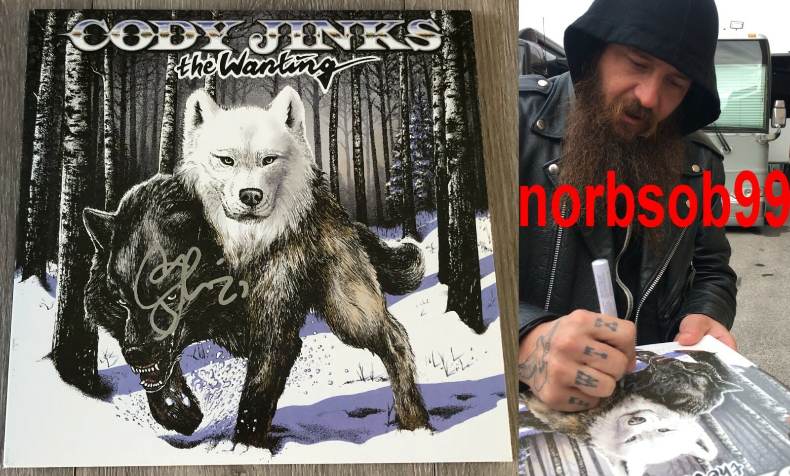 CODY JINKS SIGNED THE WANTING DOUBLE ALBUM VINYL w/EXACT PROOF & BECKETT BAS COA

