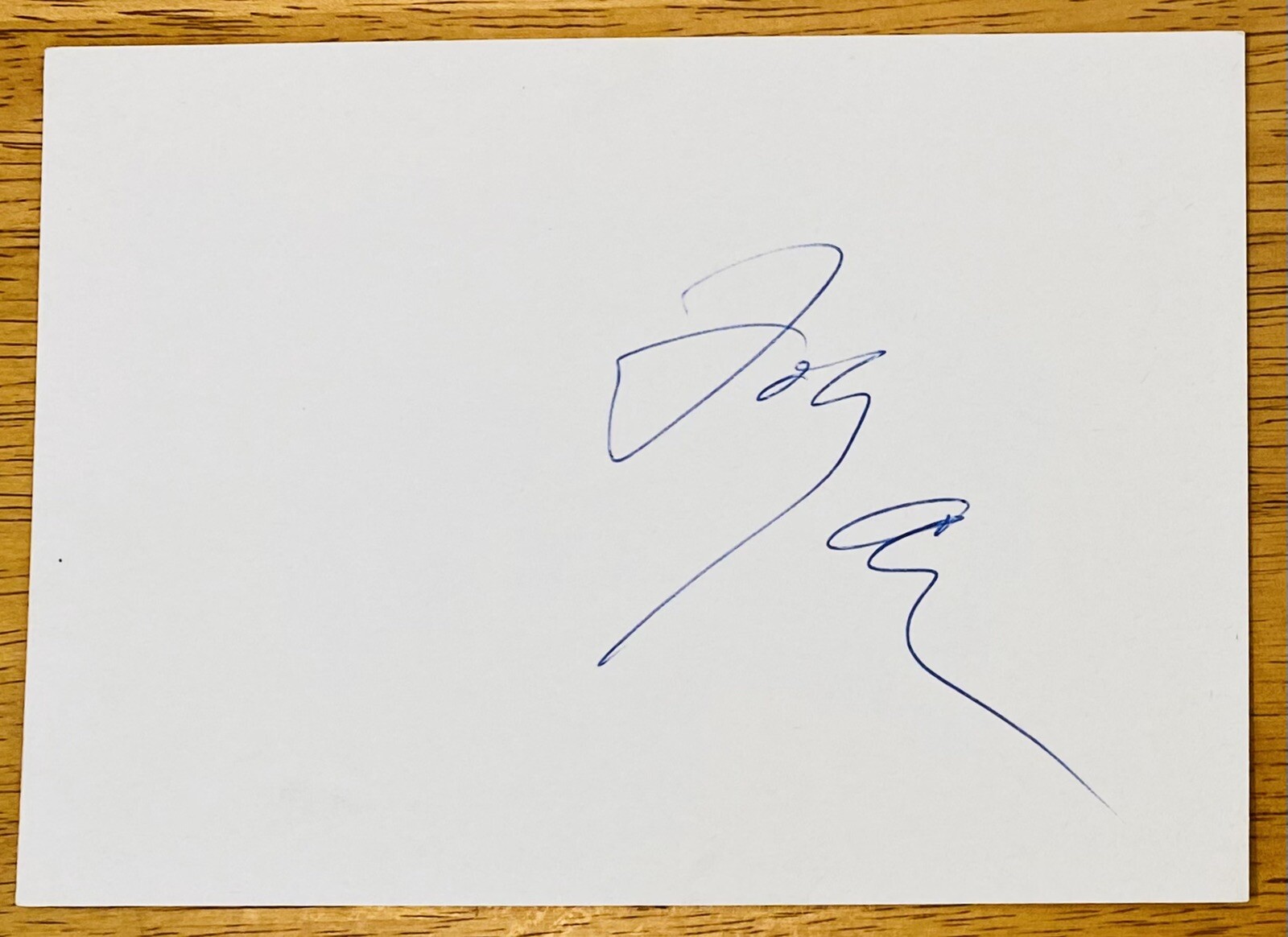 Johnny Cash Signed Autographed 4x6 Card Full JSA Letter Man In Black 2
