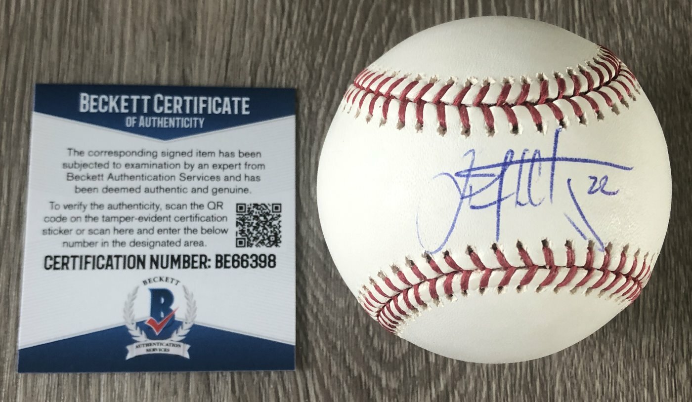 JACK FLAHERTY ST. LOUIS CARDINALS SIGNED AUTOGRAPH MLB BASEBALL BECKETT BAS COA
