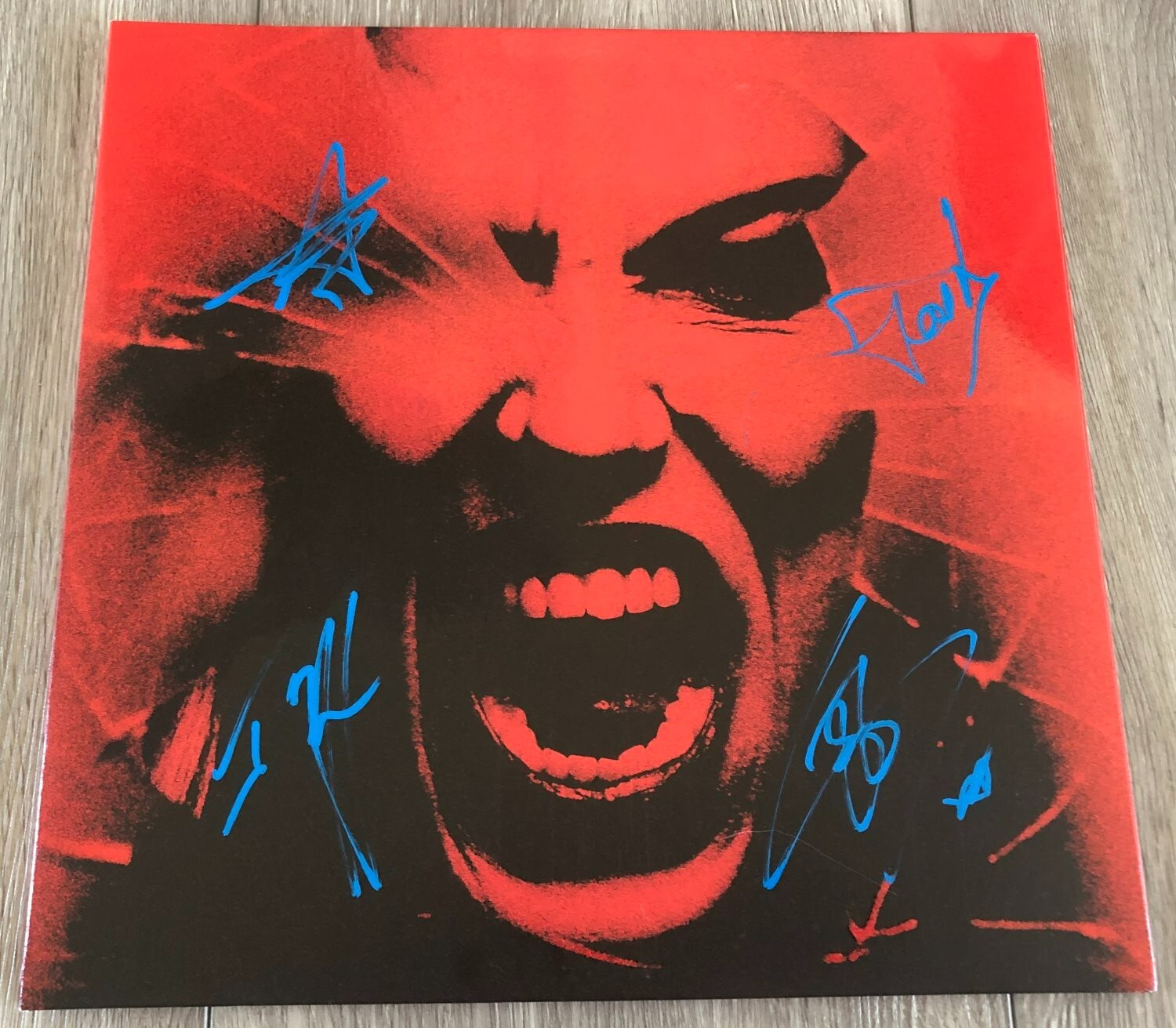 HALESTORM LZZY HALE +3 SIGNED AUTOGRAPH BACK FROM THE DEAD VINYL w/EXACT PROOF
