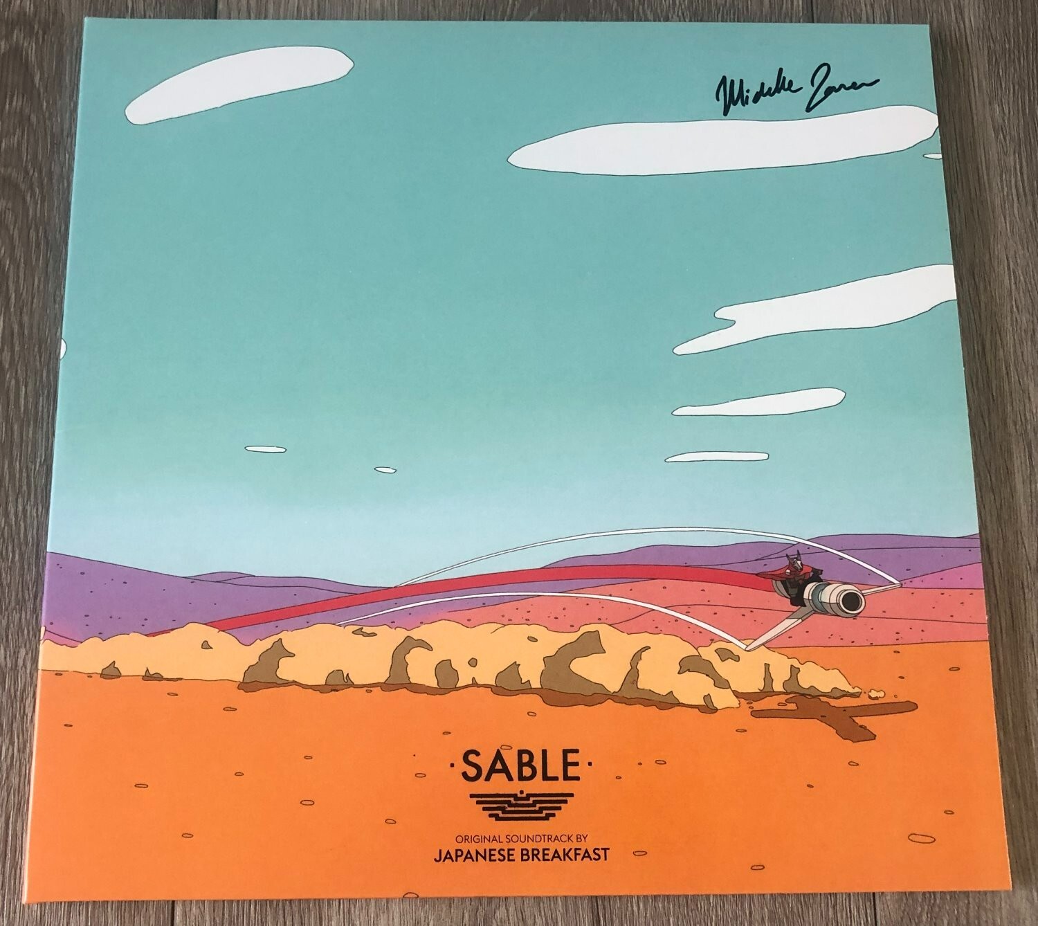 JAPANESE BREAKFAST SIGNED SABLE SOUNDTRACK VINYL ALBUM w/PROOF & BECKETT BAS COA
