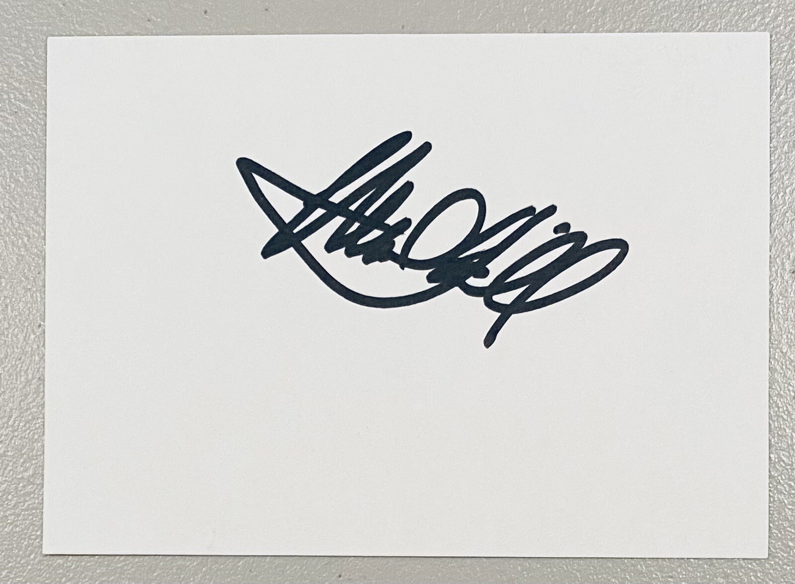 Mark Hamill Signed Autographed 4x6 Card Full JSA Letter Star Wars Luke Skywalker
