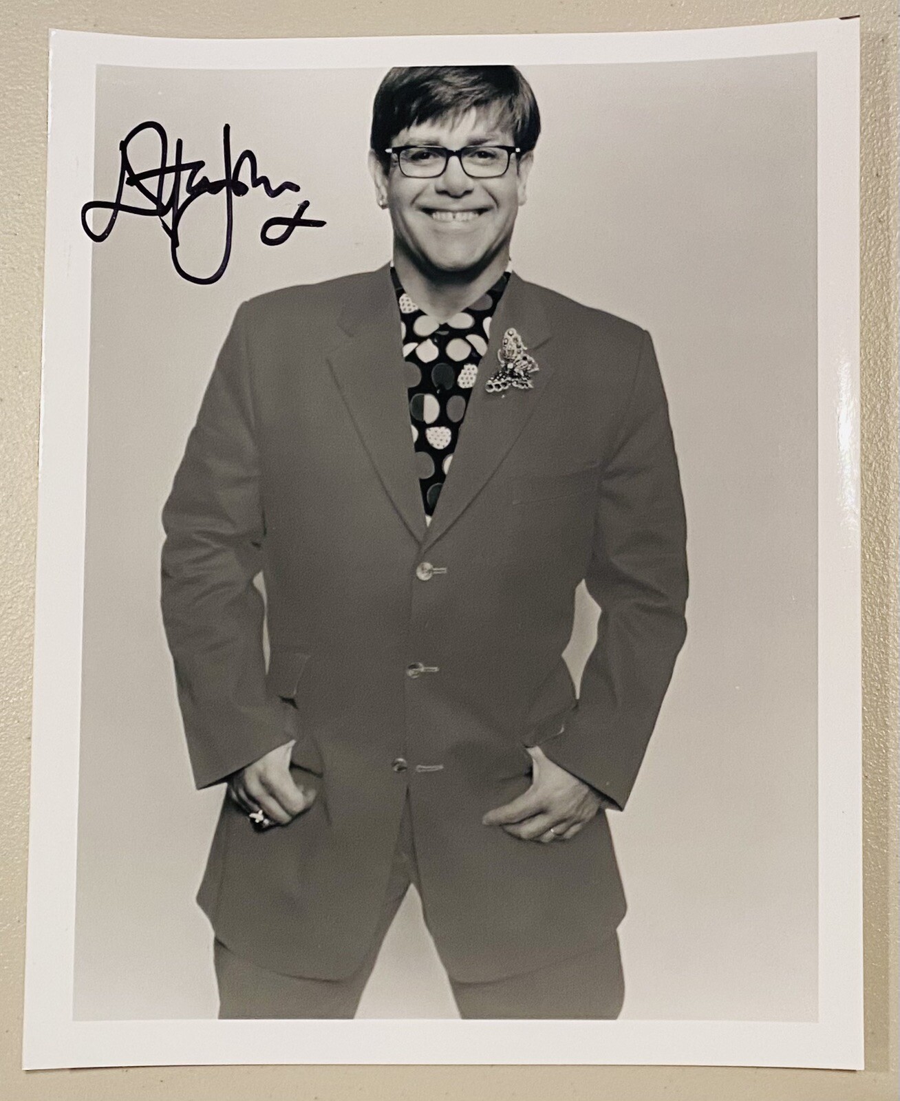 Elton John Signed Autographed 8x10 Photo Full JSA Letter 2
