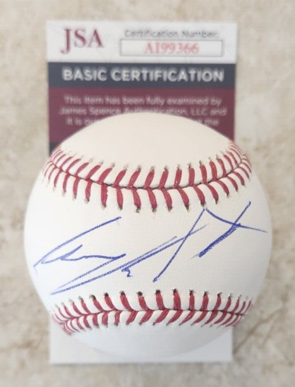George Santos Signed OMLB Baseball w/ JSA COA #AI99366 New York Congressman
