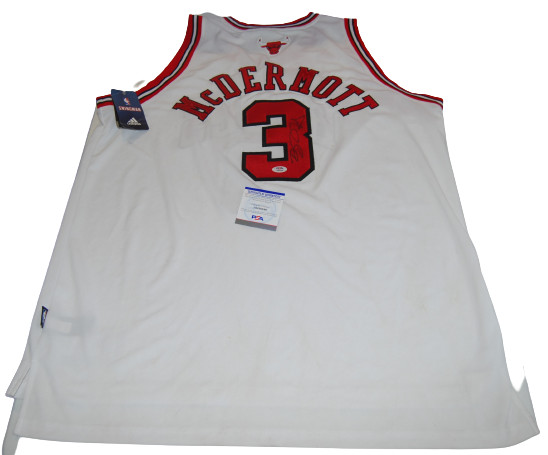 DOUG MCDERMOTT signed (CHICAGO BULLS) Swingman Basketball jersey PSA/DNA AM36846
